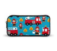BHHJKK Trousse à crayons portable, jolie trousse de rangement en forme de voitures, camions, tracteurs, pelleteuses, trousse à crayons, organiseur de papeterie durable pour homme et femme, Style(69),