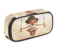 BHHJKK Trousse à crayons pour filles et garçons - Jolie trousse à crayons en cuir synthétique avec fermeture éclair - Trousse à crayons pour l'école et les marqueurs, Comme indiqué sur la photo,