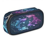BHHJKK Trousse à crayons pour filles et garçons, trousse à crayons pour enfants et adolescents avec fermeture éclair en cuir synthétique, organiseur à crayons d'école, trousse à crayons pour