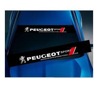 BHHTAKI Autocollants de Pare-Brise Avant de Voiture, pour Peugeot Sport Pare-Brise Bandes Pare-Soleil, Stickers décoratifs personnalisés