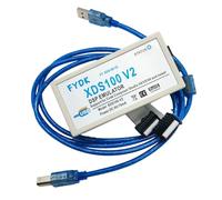 Bhnjyred Emulateur DSP Programmeur TI JTAG 14 Broches USB V10 CCS10 | Ideal TI C28x/C674x et : debogage memoire, lecture/ecriture, chargement programme et mode temps reel; .