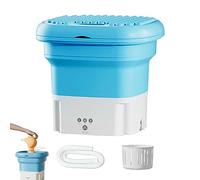 BHOLI Machines à Laver Portables, Grande Machine à Laver et sèche-Linge Intelligente 2 en 1 de 8 L, Machine à Laver Pliable avec essoreuse, Machine à Laver Pliante pour vêtements avec Seau de séchage
