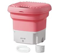 BHOLI Machines à Laver Portables, Grande Machine à Laver et sèche-Linge Intelligente 2 en 1 de 8 L, Machine à Laver Pliable avec essoreuse, Machine à Laver Pliante pour vêtements avec Seau de séchage