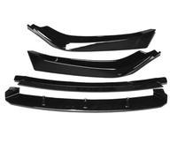 BHOUTY Voiture Avant Spoiler Pare-Chocs Kit De Protection Pare-Choc AV&Ant Voiture, 4 Pièces, Diffuseur Lèvre, Accessoires pour Civic Sedan 4Dr 2016 - 2018