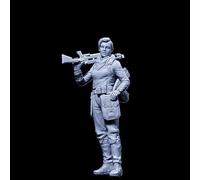 Bhowsa 1/24 Kit de modèle réduit en résine d'une agente guerrière de science-fiction Modèle en résine non peint et non assemblé // F8u6S35