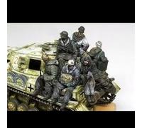 Bhowsa 1/35 Kit de figurines en résine de soldats allemands de la Seconde Guerre mondiale, non peintes et non assemblées. Figurines en résine (8 figurines, sans char) //q9E6J9