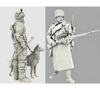 Bhowsa 1/35 Kit de figurines en résine de soldats de la Seconde Guerre mondiale Non peint et non assemblé Figurines en résine (2 personnes) //q9E7J2
