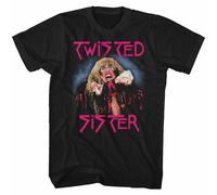 BHPLXJQMV Twisted Sister Stay Hungry Album Men's T Shirt Dee Snider Singer Glam Black Mens T Shirt
