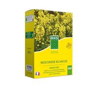 BHS Engrais verts | Moutarde Blanche | 500g | 100m² | Amélioration des Sols | Désinfecte les Sols MOU500
