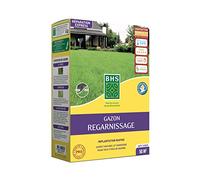 BHS Gazon Regarnissage et Engrais - 1kg - 50 m² - Gazon Plus résistant et Mieux protégé - Rapide et Durable - Tous Types de Terrain et Climats GRP1
