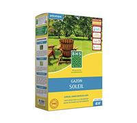 BHS Gazon Soleil - 1kg - 40m² - Gazon Résistant au Climat Méditerranéen - Résistant A La Sécheresse GSO1