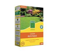 BHS GRU1 - 1kg - 40m² - Gazon Rustique plus résistant et mieux protégé - Rapide et Durable - Tous Types de Terrain et Climats, Robuste