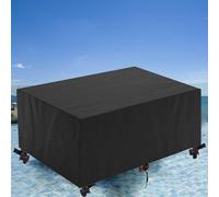 BHTMOI Housse Table De Jardin 183x92x80cm Bache De Protection Exterieur Salon De Jardin 420d Oxford Housse Protection Table Jardin Bache De Protection Exterieur Impermeable