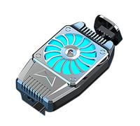 BHUJIA Refroidisseur de TéLéPhone Portable Refroidisseur de Mobile pour et Ventilateur de Refroidissement de TéLéPhone Portable Argent Rechargeable