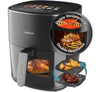 BHUT-Air Fryer Cecofry&Grill Duoheat 6500. Friteuse À Air Sans Huile 6,5L, Grill, Plancha, Résistance Double, 2200W, Cuisson Uniforme, Idéale Pour Viandes Et Pizzas