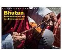 Bhutan - Reise durch das Land des Donnerdrachens (Wandkalender 2026 DIN A4 quer), CALVENDO Monatskalender: Eine Reise durch das faszinierende Land am Fusse des Himalayas