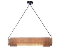 BHUTAN-Suspension bambou cylindre allongée L85cm naturel Good & Mojo Ø 15cm / L 85cm H 15cm Beige