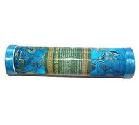 Bhutanese Turquoise Encens Genévrier de l'Himalaya véritable commerce équitable Dhoop Encens rouléà la main dans une jolie présentation Tube contient environ 21 sticks, Chaque bâton mesure environ 20 cm de long