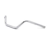 BHYShop 7/8 "22mm Vintage Retro Guidon Universel Drag Barre Droite Chopper Bobber Cruiser Custom CG (Chrome)