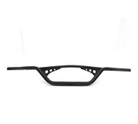 BHYShop Guidon 25 mm pour Harley Softail Electra Glide Cafe Racer Bobber Chopper (Noir)
