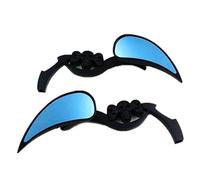 BHYShop Rétroviseur latéral en forme de crâne pour moto Cruiser Chopper personnalisé (Noir)