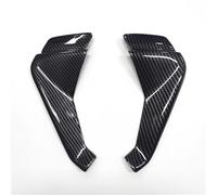 BHYYDS pour Aprilia RS 660 2021-2024 Ailettes Aérodynamiques De Carénage Avant De Moto Spoiler Aileron Avant Moto(Carbon Fiber Texture)