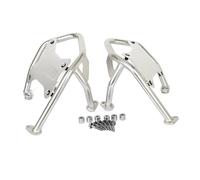BHYYDS Pour B&MW R1300GS R1300GS Adv 2023-2025 Barres De Protection Moteur Et Protections De Culasse Couvercle De Carter De Stator De Moteur(Argent)