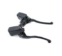 BHYYDS pour S-uzuki I&ntruder Lever 25mm 1" Frein Maître- Cylindre Embrayage Avant Hydraulique Moto Chrome Noir kit Levier d'embrayage et Levier de Frein de Moto(K)