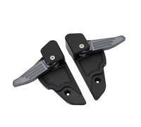 BHYYDS pour Vespa Sprint Primavera 50 125 150 Repose-Pieds Arrière De Moto Accessoires Pédale De Repose-Pieds de Moto(Black Gray)