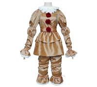 bi bi hou Clown Tueur Cosplay Costume Set Déguisements de Clown IT Pennywises Costume Killer Pennywises Uniforme Noël Halloween Carnaval Fête Performance Fancy Dress Adulte