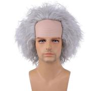 bi bi hou Homme Beetle Jus Michael Cosplay Perruque Bouclés Vert/Gris Déguisement BeetleJus Costume Michael Cosplay Wig Noël Halloween Carnaval Fête Performance Costume Accessoires