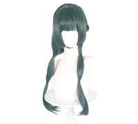bi bi hou Maomao Cosplay Perruque Vert Foncé Longueur 70cm Déguisement de Anime The Apothecary Diaries Mao Mao Wig Anime Perruque Noël Halloween Carnaval Fête Costume Accessoires