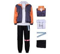 bi bi hou Project Sekai Shinonome Akito Cosplay Costume Complet Set Déguisement de Project Sekai Costume Personnage de Jeu Akito Shinonome Uniforme Noël Halloween Carnaval Fête Cosplay Costume