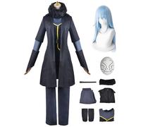 bi bi hou Rimuru Tempest Cosplay Costume avec Perruque Masque Déguisement de Anime That Time I Got Reincarnated as a Slime Costume Rimuru Uniforme Noël Halloween Carnaval Fête Costume Adulte