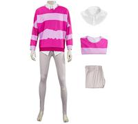 bi bi hou Saja Boys Baby Cosplay Costume avec Perruque Déguisement de Anime K-Pop Demon Hunters Costume Sajaboys Baby Uniforme Noël Halloween Carnaval Fête Performance Costume Adulte