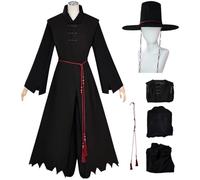 bi bi hou Saja Boys Jinu Cosplay Costume Complete Set Déguisement de Anime Demon Hunters Costume Sajaboys Jinu Uniforme Noël Halloween Carnaval Fête Performance Costume Adulte