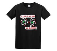 BI BI MIAO I've Lost an Electron! are You Positive Geek Unisex 100% Cotton Short-Sleeve T-Shirts Black L