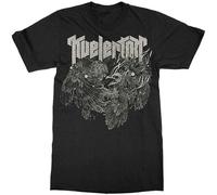 BI BI MIAO Kvelertak Owl Fight Unisex 100% Cotton Short-Sleeve T-Shirts Black S