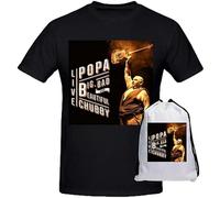 BI BI MIAO Popa Chubby Big Bad Beautiful Live Unisex 100% Cotton Short-Sleeve T-Shirts Black XXL