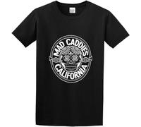 BI BI MIAO Popular The Mad Caddies Ska Punk Band Graphic Logo Unisex 100% Cotton Short-Sleeve T-Shirts Black S