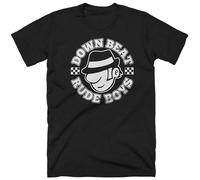 BI BI MIAO Ska Rude Boys Down Beat Mod Reggae Funny Retirement Unisex 100% Cotton Short-Sleeve T-Shirts Black XXXL