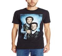 BI BI MIAO Step Brothers Dressed Up Poster Unisex 100% Cotton Short-Sleeve T-Shirts Black S