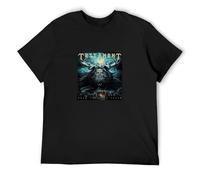 BI BI MIAO Testament Dark Roots of Earth Unisex 100% Cotton Short-Sleeve T-Shirts Black XXXL