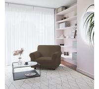 Bi élastique Housse de canapé “Più Bello”, Gris Tourterelle, 1 PLACE