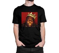 Bi-GG-ie SM-al-ls The No-to-ri-ou-s B.-I.G.Sports Men's T-T-Shirts Hemden Round Neck Short Sleeve Tee (Small)