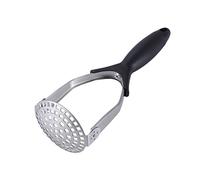 Bi-Komfort Presse-purée pliable en acier inoxydable pour purée de pommes de terre, purée de fruits, purée de légumes, argent, passe au lave-vaisselle