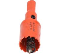 Bi Metal Hole Saw Drill Bit High Speed Steel Saw Cutter with Mandrel for Wood and Metal 7/8in (22mm)
