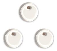 Bi-Office Aimant Crystal 30 mm Transparents - Lot de 3