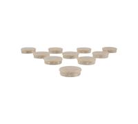 Bi-Office Aimants BioFusion - biocomposites à base de coquillages, 2,5 cm, paquet de 10