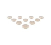 Bi-Office Aimants Biofusion - biocomposites à Base de Coquillages, 2 cm, Paquet de 10